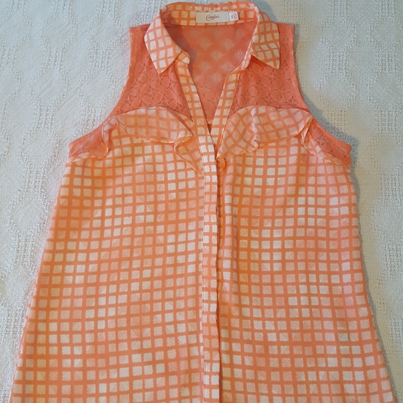 Women's Sz XS Sleevless Button Front Top Bundle - Picture 4 of 8